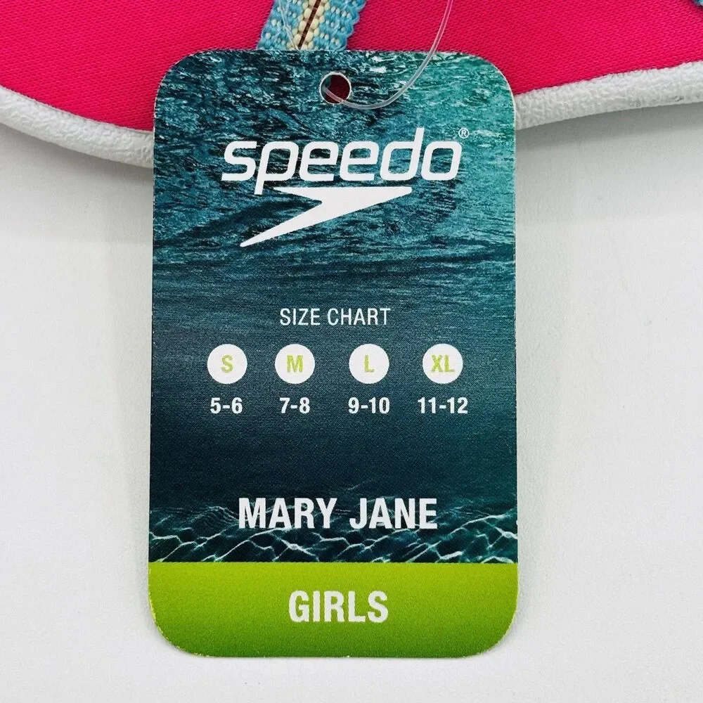 New Speedo Water Shoes Girl Pink Size Small 5/6 Fun Comfortable Trendy